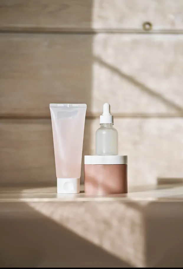 Minimal skincare product lineup for stronger brand positioning